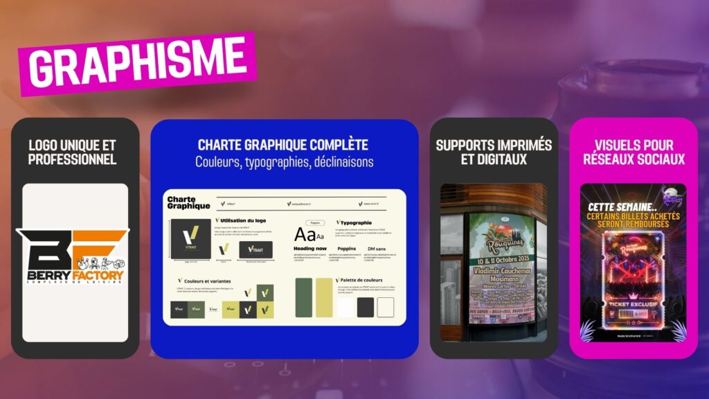 Conception d'identité visuelle et charte graphique